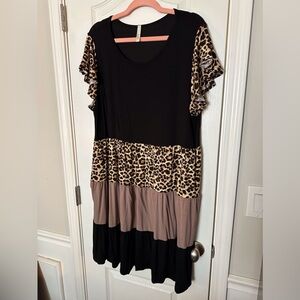 Celeste Tiered SS Dress Size 1XL